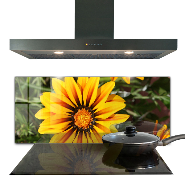 Stänkskydd kök Gul blomma på ängen