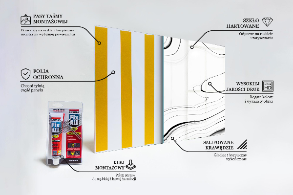 Stänkskydd kök Delikat textur