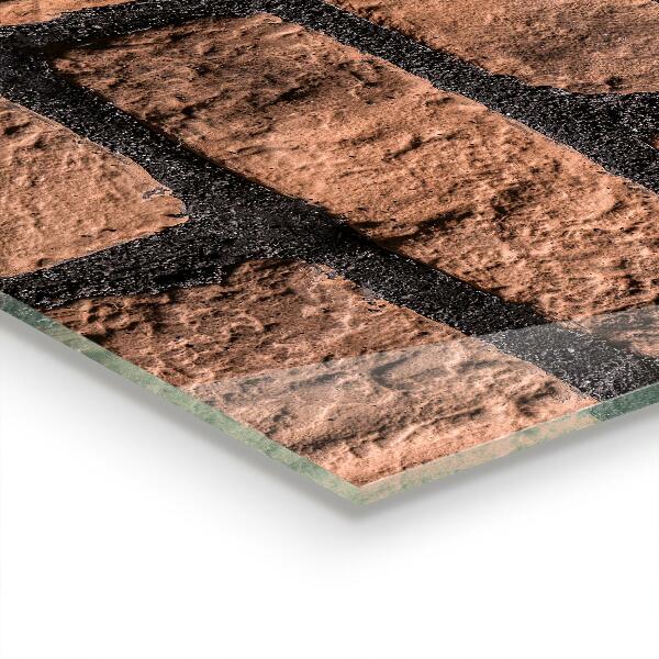 Stänkskydd kök Naturlig tegelvägg