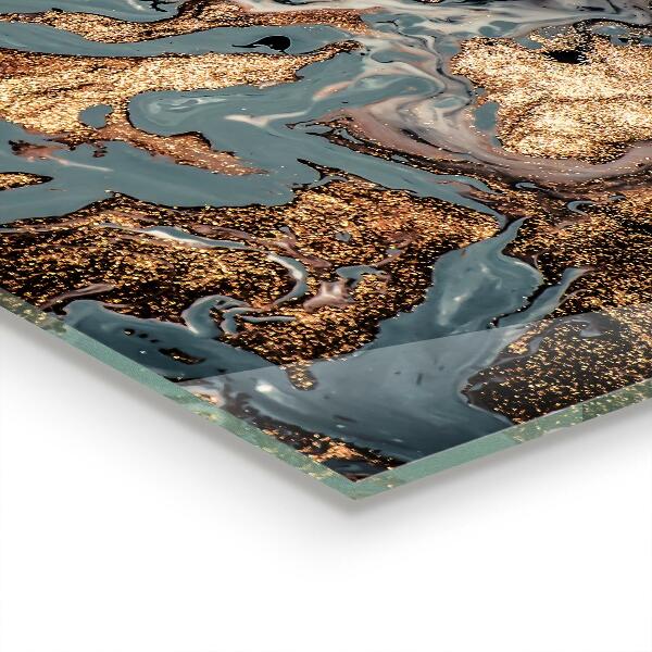 Stänkskydd kök Marmorkonstabstrakt