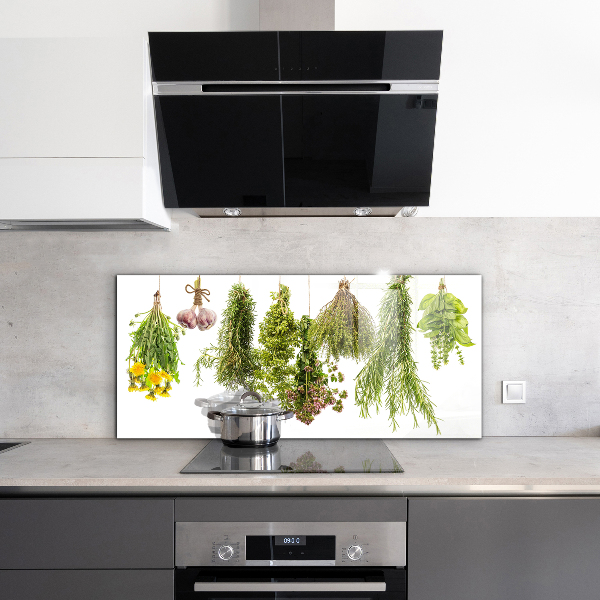 Stänkskydd kök Torkade örter Örtmedicin