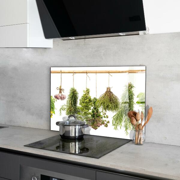 Stänkskydd kök Torkade örter Örtmedicin