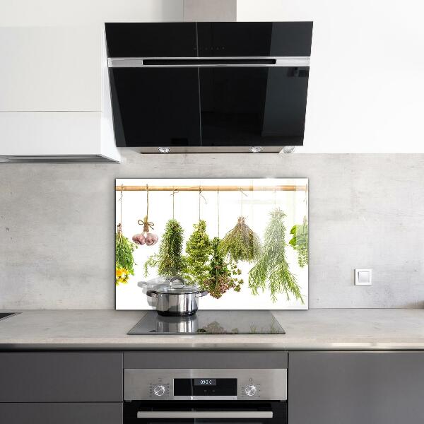 Stänkskydd kök Torkade örter Örtmedicin