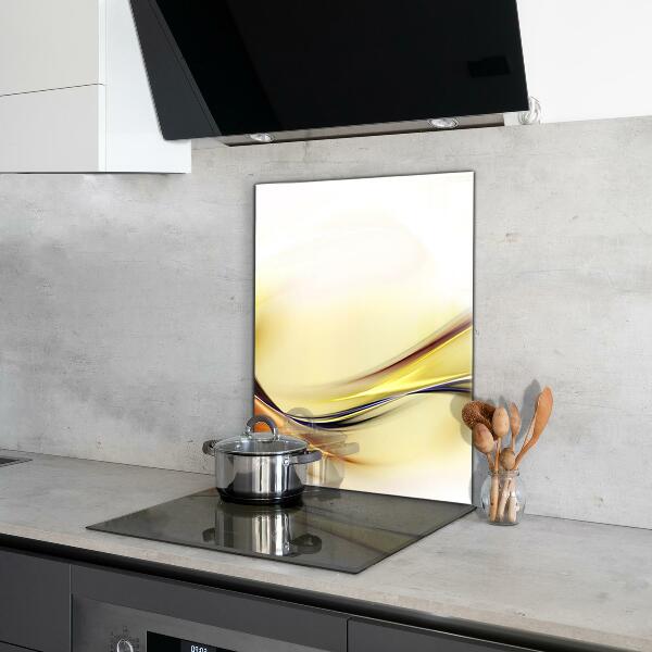 Stänkskydd kök Energivågabstraktion