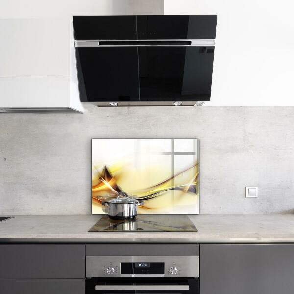 Stänkskydd kök Energivågabstraktion