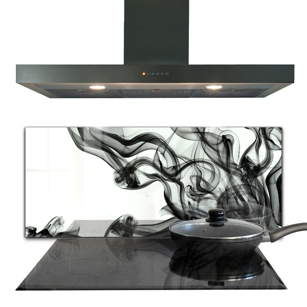 Stänkskydd kök Band av rökabstraktion