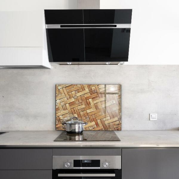 Stänkskydd kök Flätad bamburotting Asien