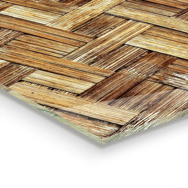 Stänkskydd kök Flätad bamburotting Asien