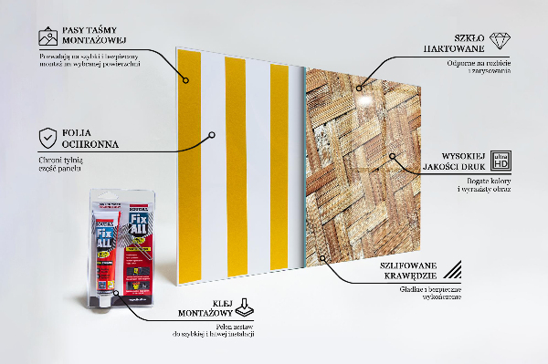 Stänkskydd kök Flätad bamburotting Asien