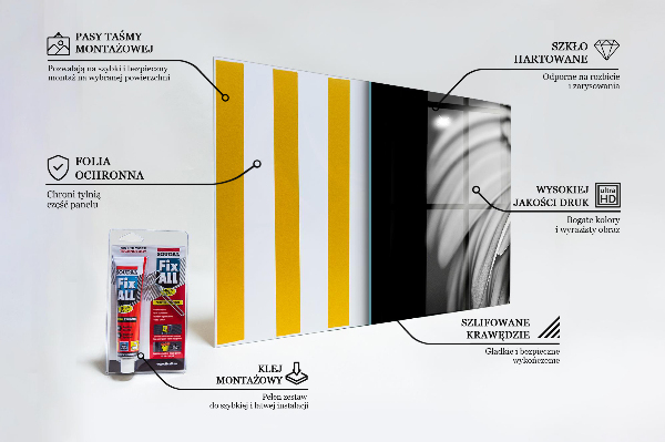Stänkskydd kök Gerber svartvitt foto