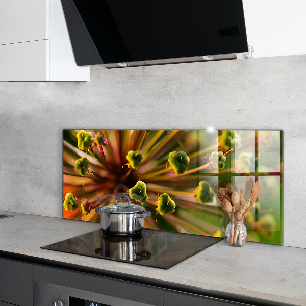 Stänkskydd kök Blomma makro foto