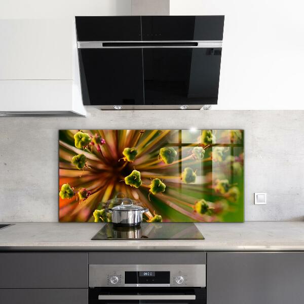 Stänkskydd kök Blomma makro foto