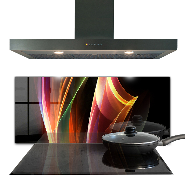 Stänkskydd kök Energivågor Abstraktion