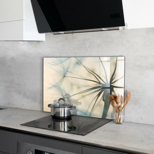 Stänkskydd kök Vacker delikat maskros