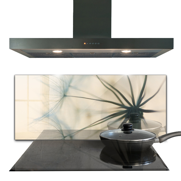 Stänkskydd kök Vacker delikat maskros