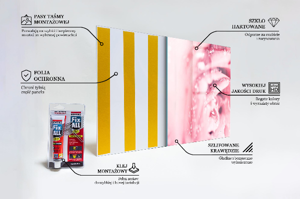 Stänkskydd kök Rosa delikat blomma