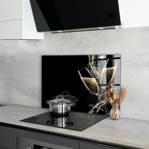 Stänkskydd kök Champagne Night Toast