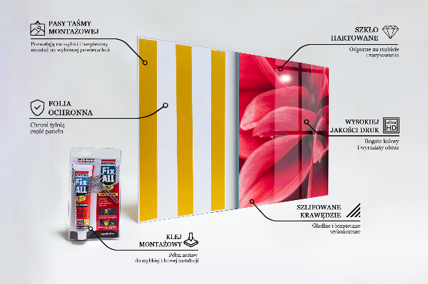 Stänkskydd kök Naturens energiska Flower Power
