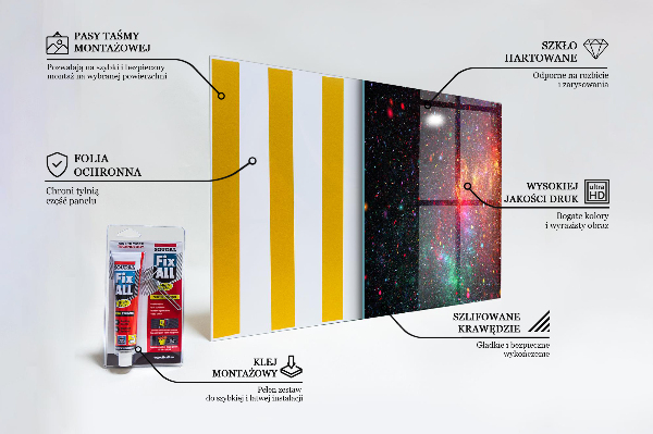 Stänkskydd kök Galaxy Chaos Fantasy