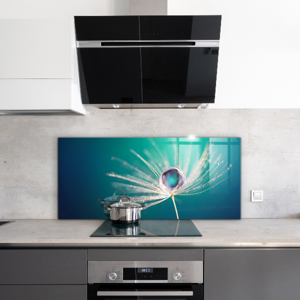 Stänkskydd kök Maskros med daggdroppe