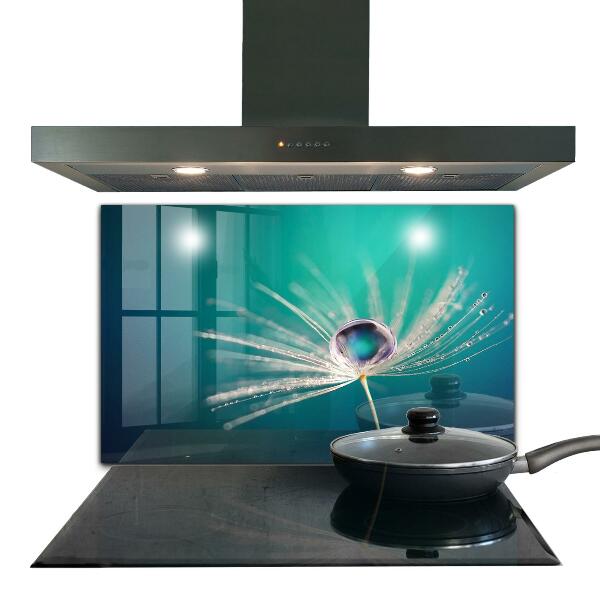 Stänkskydd kök Maskros med daggdroppe