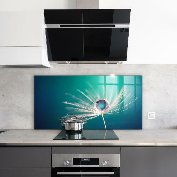 Stänkskydd kök Maskros med daggdroppe