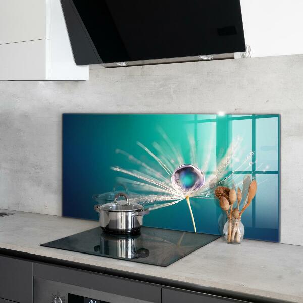 Stänkskydd kök Maskros med daggdroppe