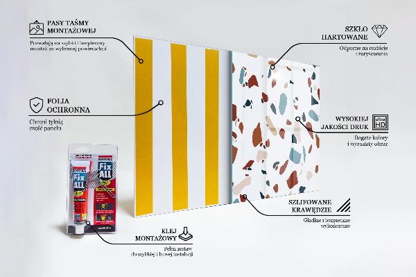 Stänkskydd kök Terrazzo sten