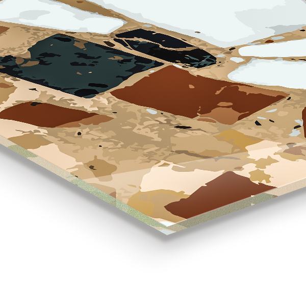 Stänkskydd kök Terrazzo natursten