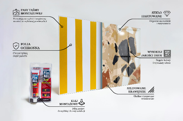 Stänkskydd kök Terrazzo natursten