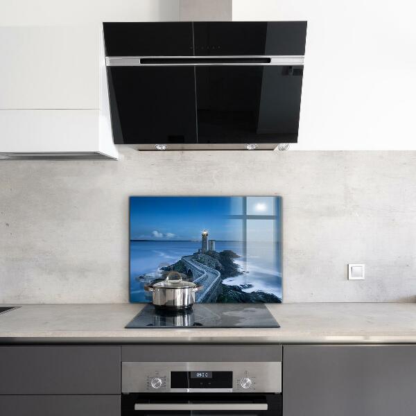 Stänkskydd kök Fyren i skymningen