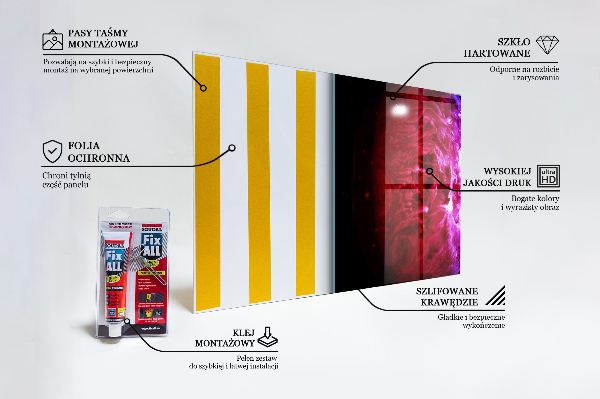 Stänkskydd kök Mystisk Planet Space