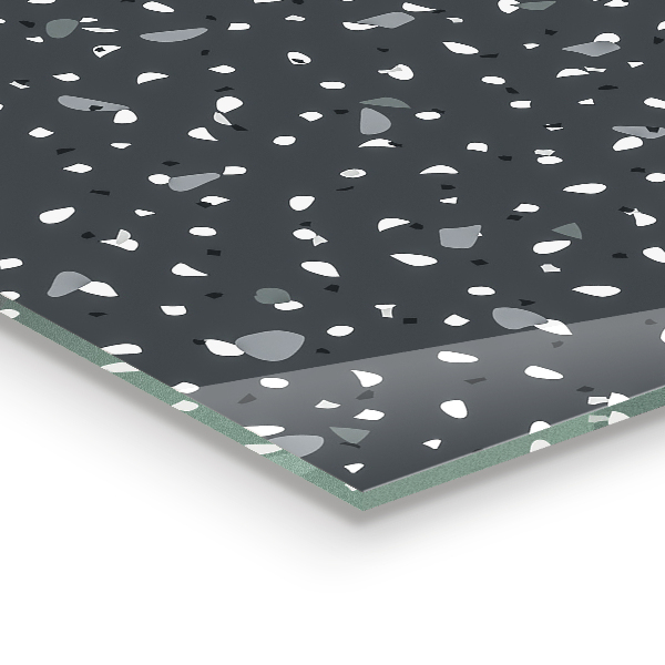 Stänkskydd kök Terrazzo sten textur