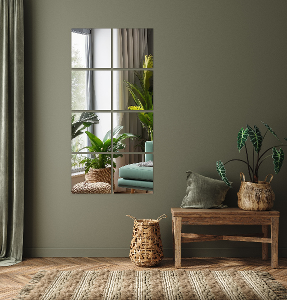 Spegelplattor 6 st 16x16 cm