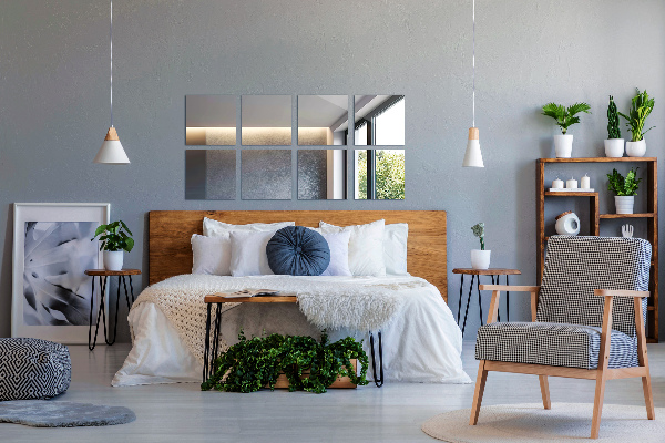 Spegelplattor 6 st 16x16 cm