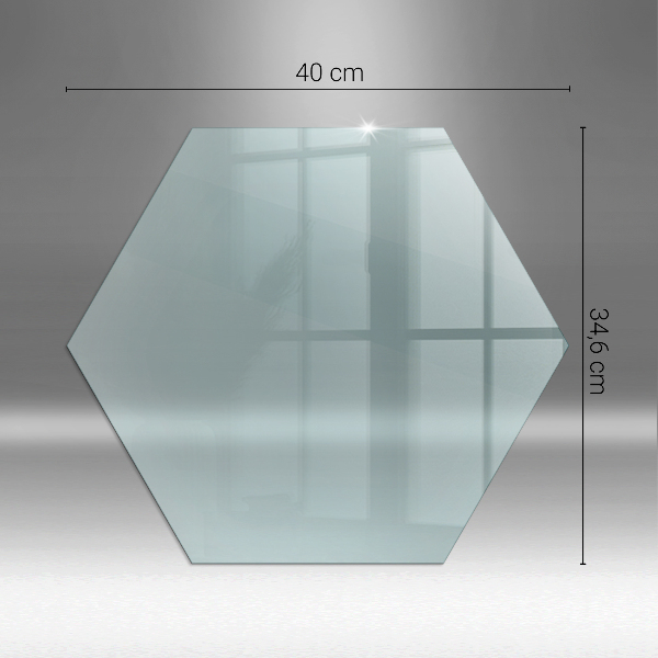 Glasskiva under kamin h40