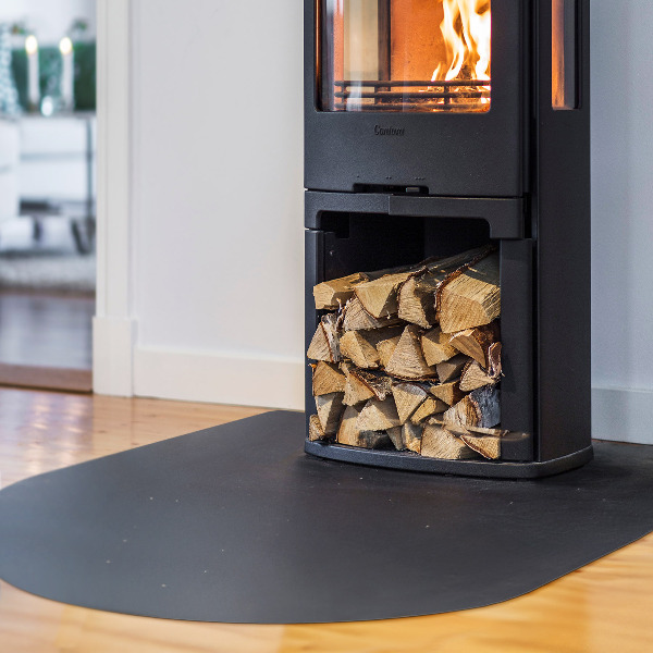 Golvskydd under braskamin 80x70 cm