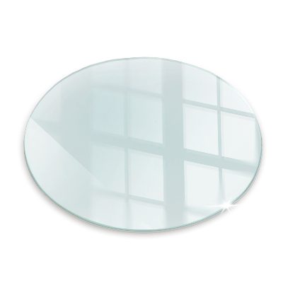 Glasskiva under braskamin fi90 cm