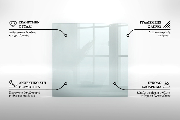 Golvskydd till eldstäder 60x40 cm
