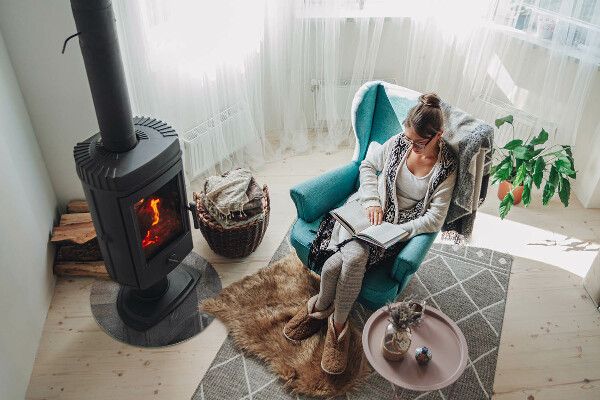 Runda golvskydd till eldstäder Rå ytstruktur