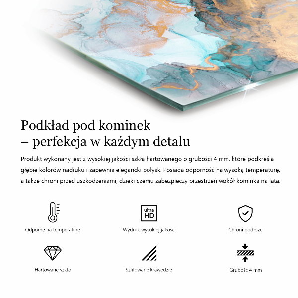 Runda glasskiva framför öppen spis Roststruktur på metall