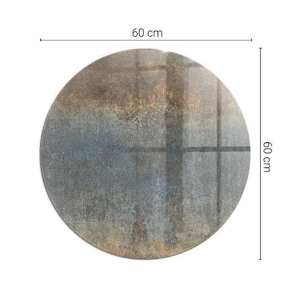 Runda golvskydd till eldstäder Abstrakt strukturmönster