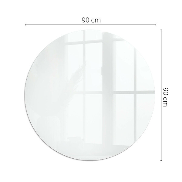 Runda golvskydd till eldstäder Färg Vit