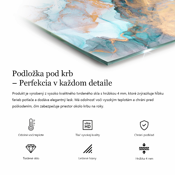 Rektangulär glasskiva under braskamin Ljus trästruktur