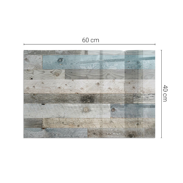 Rektangulär glasskiva under braskamin Plankor i olika nyanser