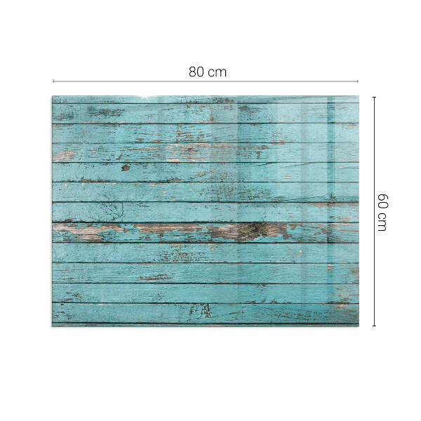 Rektangulär glasskiva framför öppen spis Rustika plankor